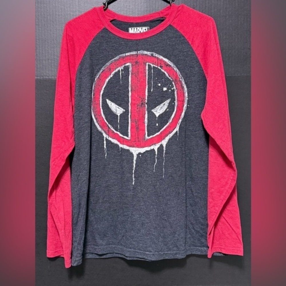 🪅Marvel Deadpool Melting Logo Jersey T-shirt